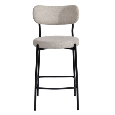 Opaline Upholstered Counter Stool, (Set of 2)