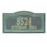 Signature Series 2-Line Wall Address Plaque