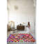 Tapis décoratif multicolore à motifs géométriques croisés-1541380468