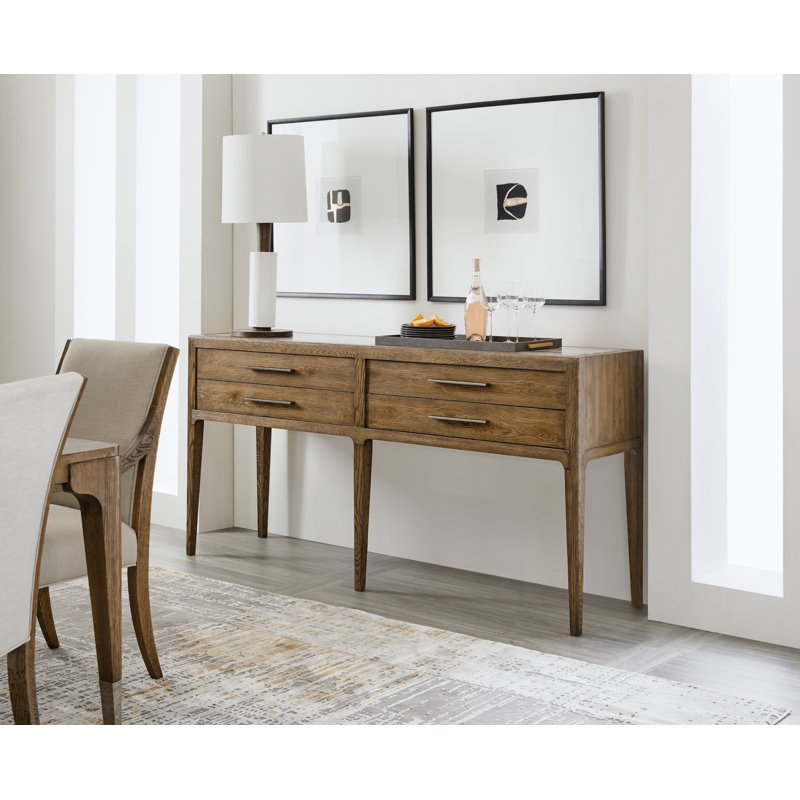 Buffet en chêne à 4 tiroirs 72,25 po Chapman