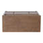 Table de chevet 2 tiroirs en bois, brun-121471295