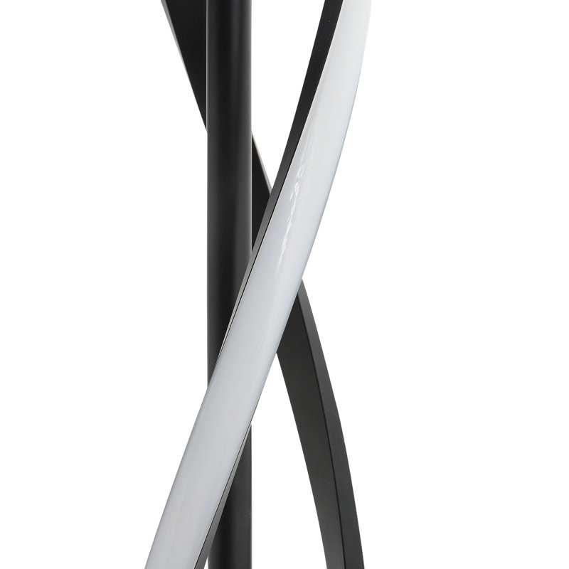 Knopf 150cm LED Novelty Floor Lamp, Black