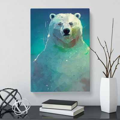 Breckenridge Polar Bear - Wrapped Canvas