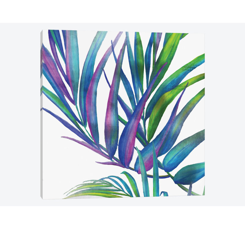 « color leaves i », impression sur toile, H 48 po x l 48 po x P 1,5 po, Pas de tapis, Toile tendue