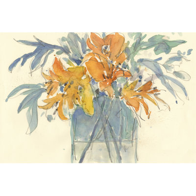 «Day Lily Moment II» par Samuel Dixon - peinture sur toile tendue