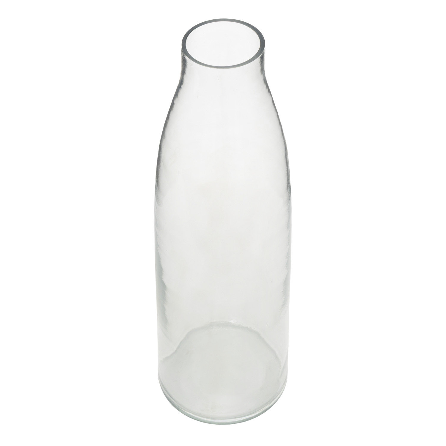 Glass Table Vase, 15" H x 5" W x 5" D