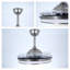 42 pouces - lustre ventilateur minimaliste argenté - télécommande / à intensité variable / à vitesse variable - convient au salon et à n'importe quelle pièce