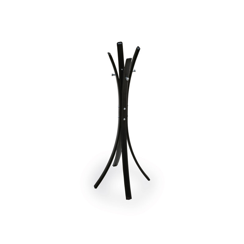Otis Metal Freestanding Coat Rack, Black