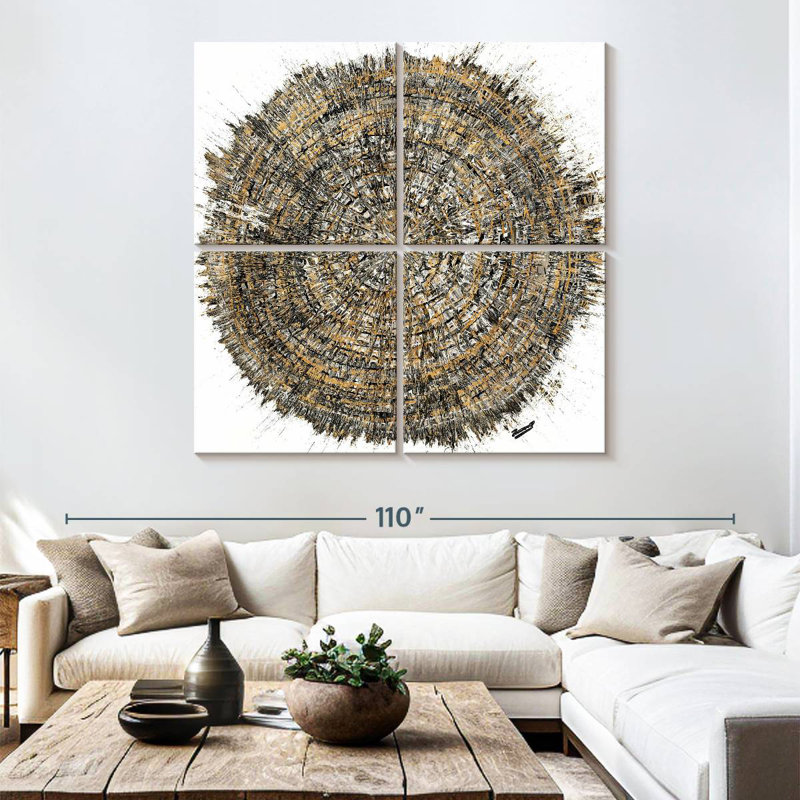 Avery Mysterious Tree Ring, 74" H x 74" W