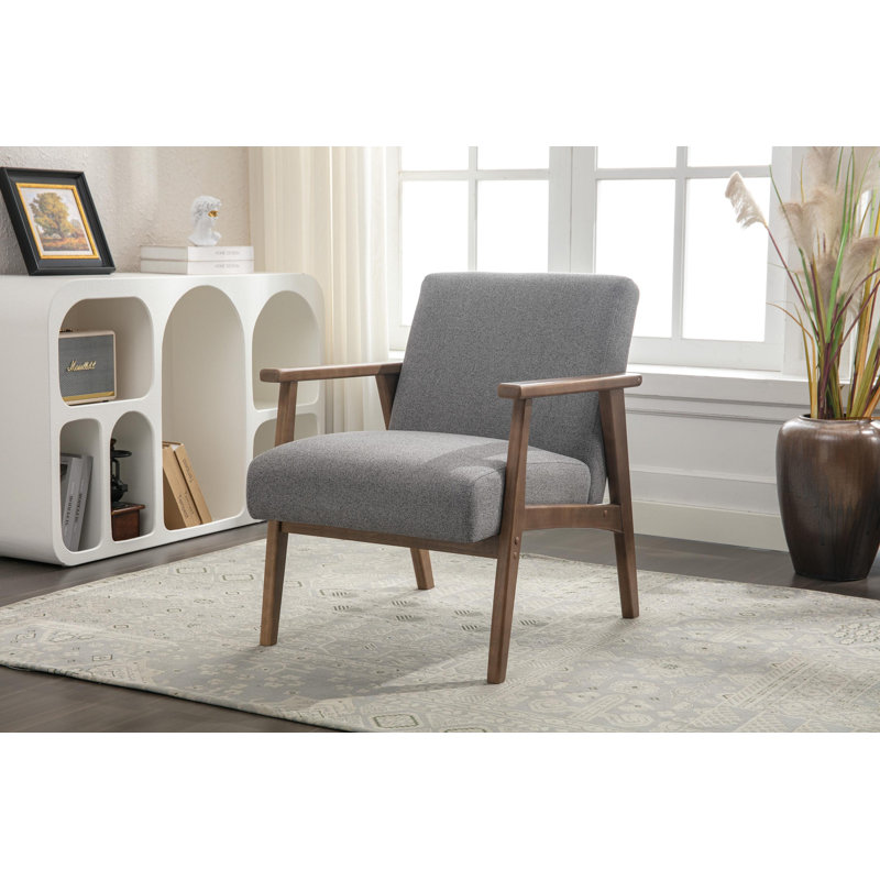 Chaise d'appoint Kethe, Mélange de polyester gris