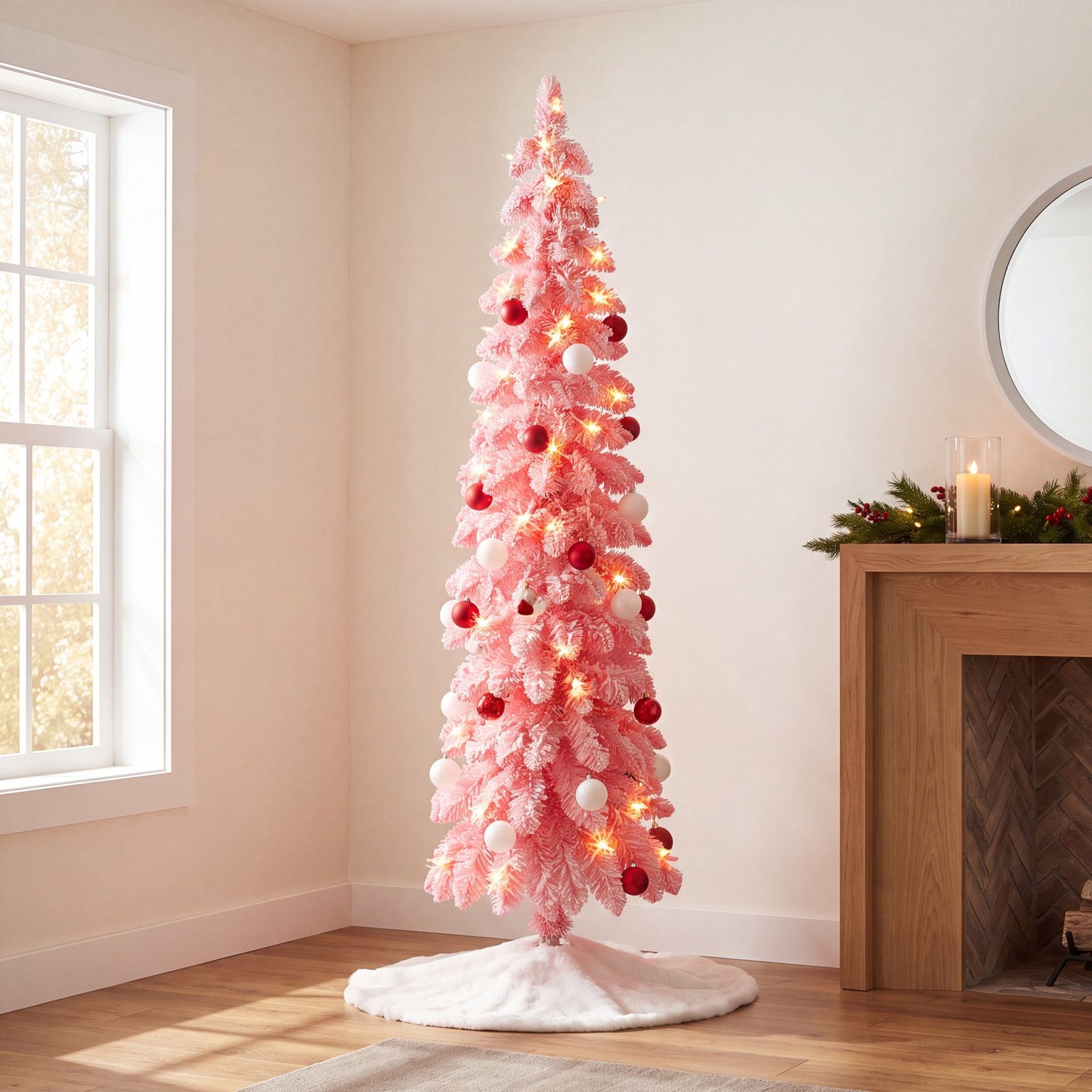 118" Cascading Christmas Garland