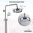 Complete Shower System with Rough-in Valve