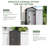 Quality Galvanized Iron Decking Tool Shed-113543399
