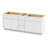 84 Double Bathroom Vanity Base Only-99027844