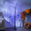 5 Foot Electric Black Willow Tree With Bats And Dual Color Lights
