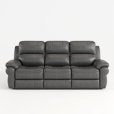 Fabric Power Reclining Sofa with Drop Down Table USB Button and Wireless Charger