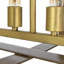 Manhattan 8 - Light Kitchen Island Rectangle Pendant