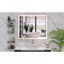 Miroir de salle de bain mural 30 po x 36 po à DEL avec interrupteur tactile antibrouillard avec mémoire-184135419