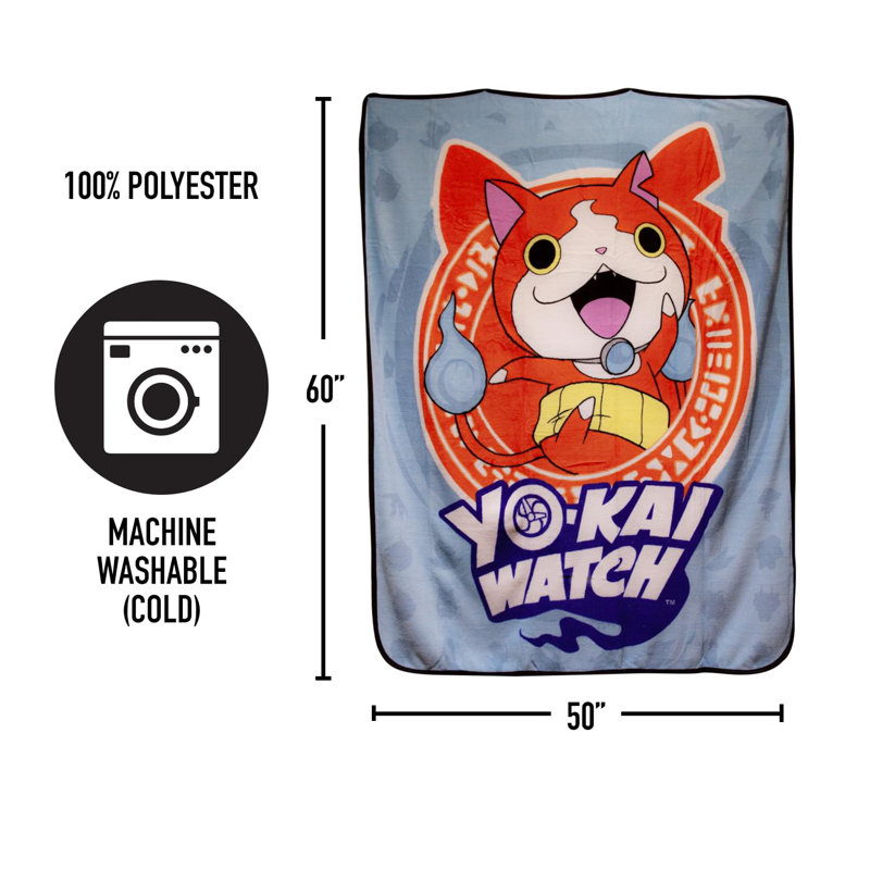 Jeté léger Yo-kai Watch Jibanyan | 50 po x 60 po