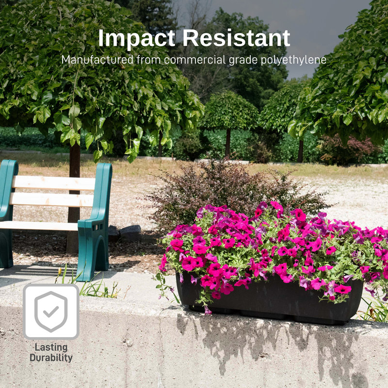 Avrion Planter Box, 10.50" H x 15" W x 36" D