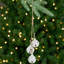 Cascading Christmas Jingle Bell Ornaments - 13.5" - Set Of 2-202293606