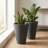 Taio 14" Ribbed Round Composite Planter Set-824618738-824618639