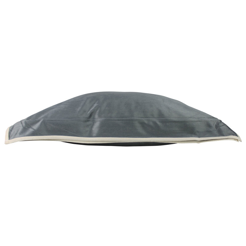 Coussin en velours, Gris