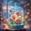 Rose Garden Glow - Art mural sur toile tendue