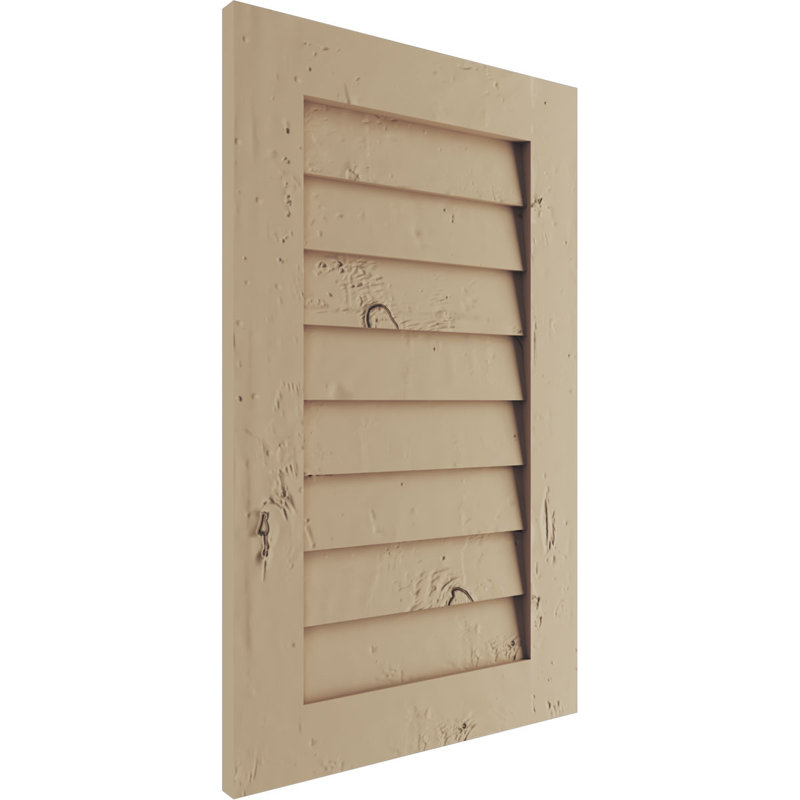 Évent rectangulaire en faux bois Timberthane, Pin noueux, H 45 po x l 34 po x L 1 po