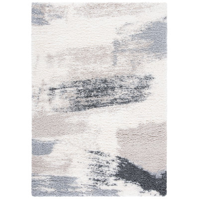 Alesia Machine-Woven Stain Resistant Abstract Area Rug