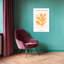 «Cut Leaf Forms Abstract Minimalist Modern Nature Plant», reproduction d'art murale-133616981
