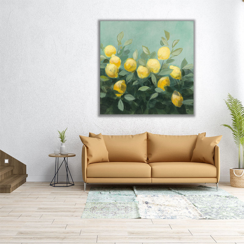 «Lemon Grove II», reproduction d'art sur toile, H 12 po x l 12 po