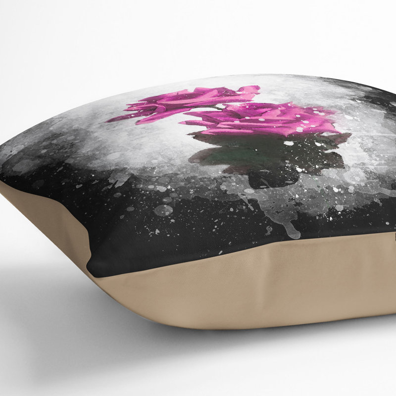 Square Throw Cushion, 55cm H x 55cm W x 20cm D, Stone