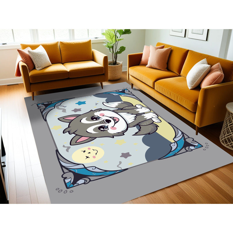 Tapis de Noël lavable The Holiday Aisle®, Rectangulaire 2 pi x 3 pi