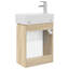 Single Bathroom Vanity with Ceramic Basin-1375705992