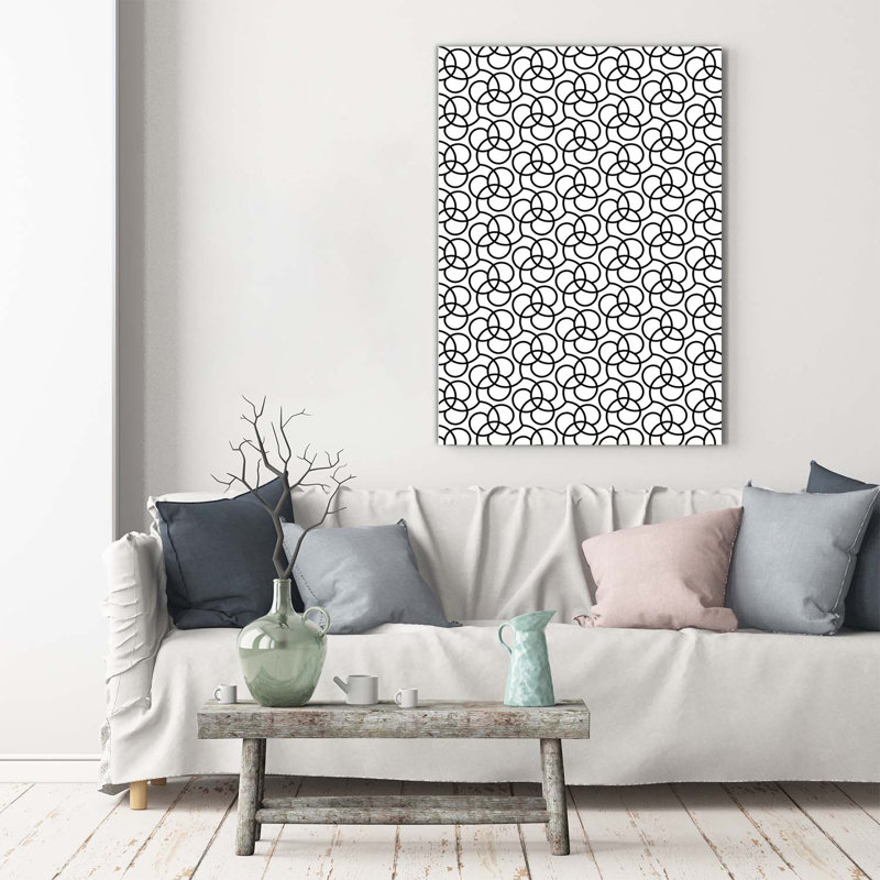 Geometric Background - Wrapped Canvas Print
