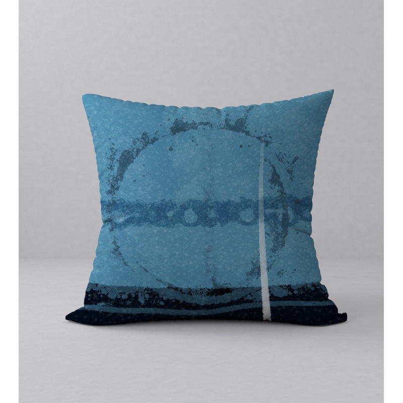 Abstract Reversible Throw Pillow, 20" x 20"