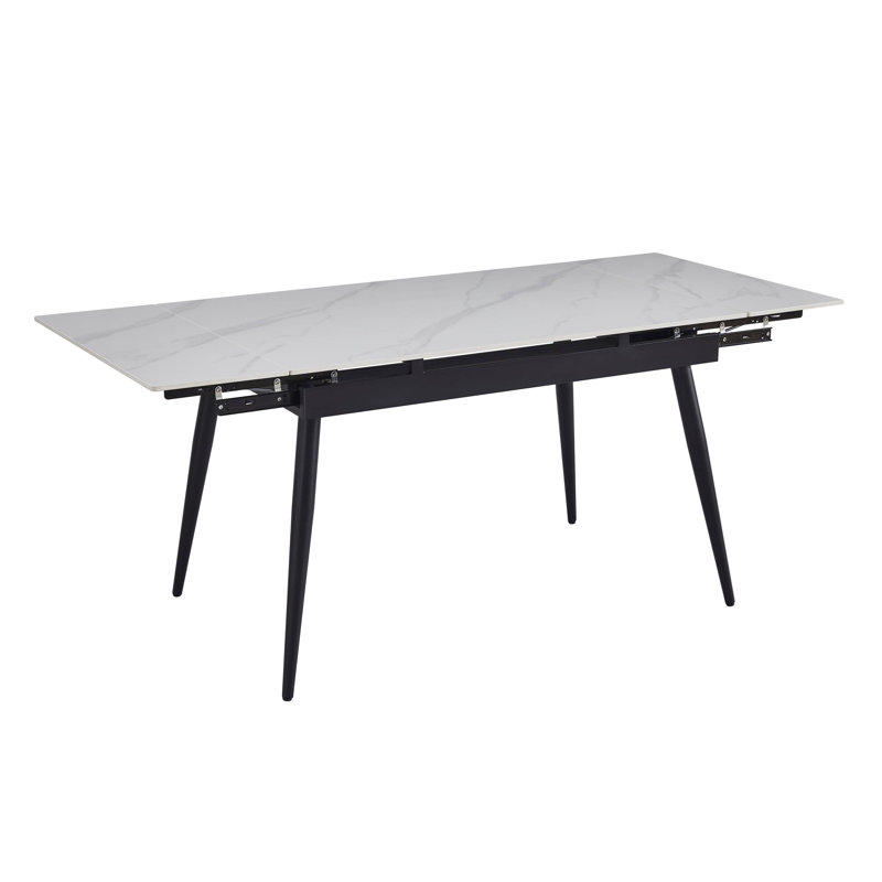Monaco Extending Dining Table, White