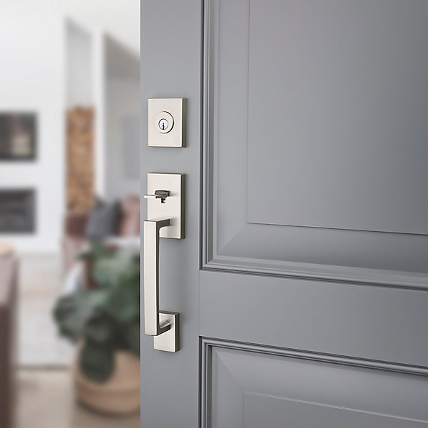 La Jolla Entry Set, Lifetime Satin Brass
