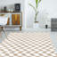 Renee Chevron Vinyl Machine Braided Indoor / Outdoor Area Rug-24399466