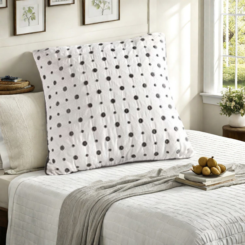 Luxurious Cotton Bedding Set, Indigo Damask, Cal King