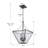 4-Light Lantern Pendant with Clear Glass