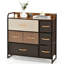 Commode de rangement 7 tiroirs Holloman