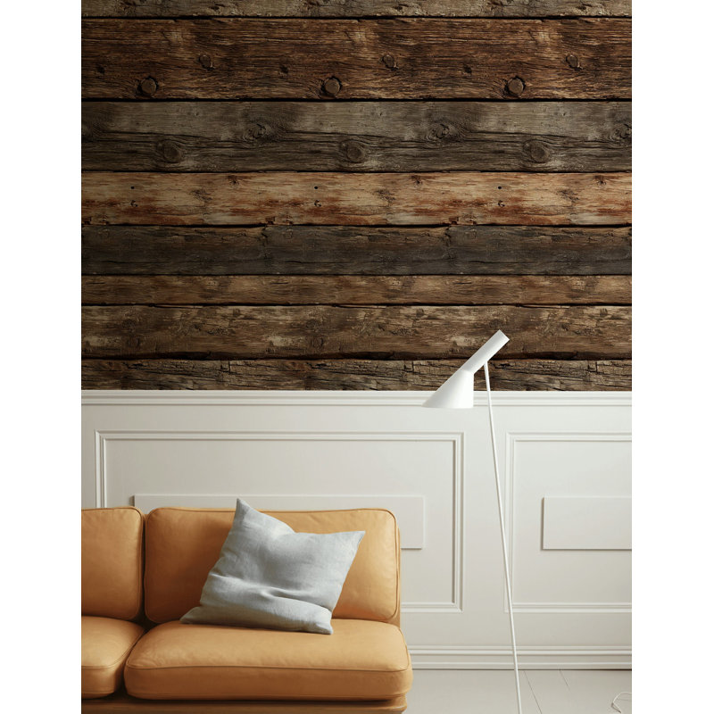 Papier peint rustique en bois rustique