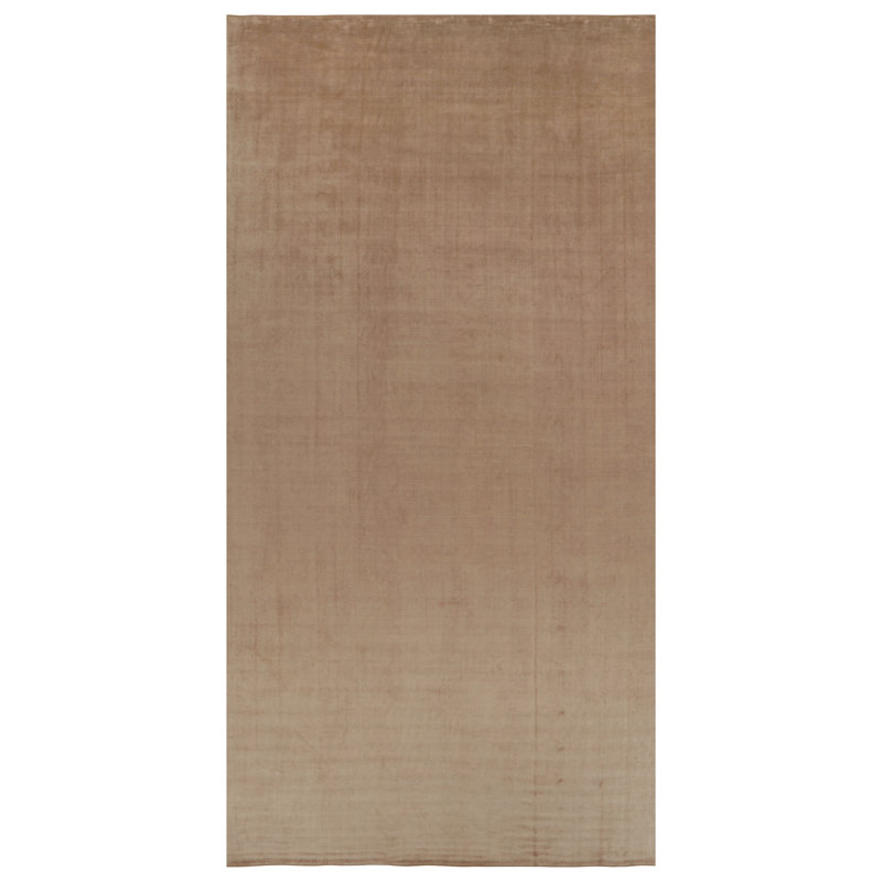Textural Hand Knotted Silk Area Rug