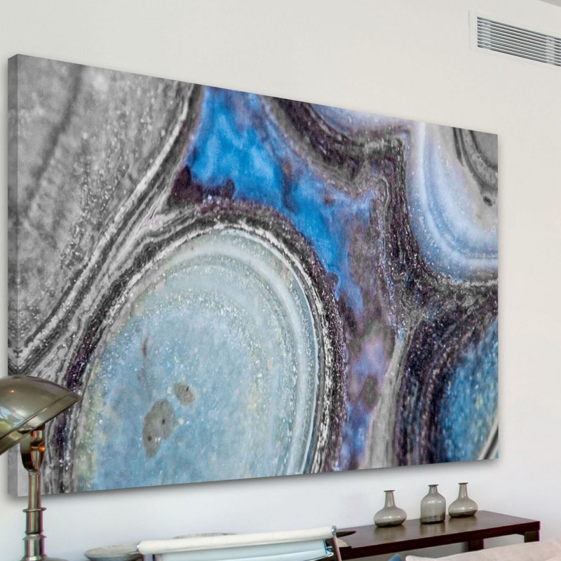 Rock Circles - Wrapped Canvas Print, 41 cm H x 61 cm W x 4 cm D