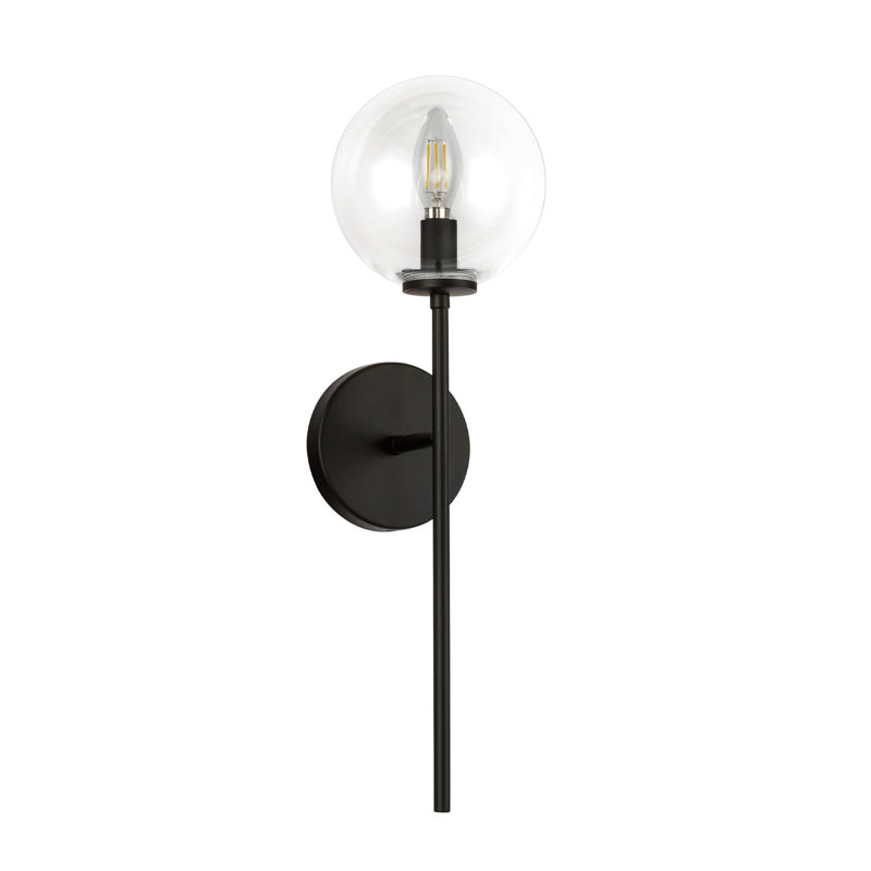 Cassia Bath Sconce, Matte Black