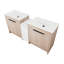 Freestanding Bathroom Vanity With Ceramic Sink And Storage Cabinets-1906874649-1906874654