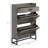 Narrow Shoe Cabinet, Industrial Shoe Storage Cabinet with 2 Flip Drawers, Adjustable Shelves, and Top Drawer, Entryway Hidden Shoe Storage for 12 Pairs of Shoes-1769198273