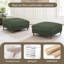 Rothsay Solid-Color Square Corduroy Ottoman(Set Of 2)-1540775819
